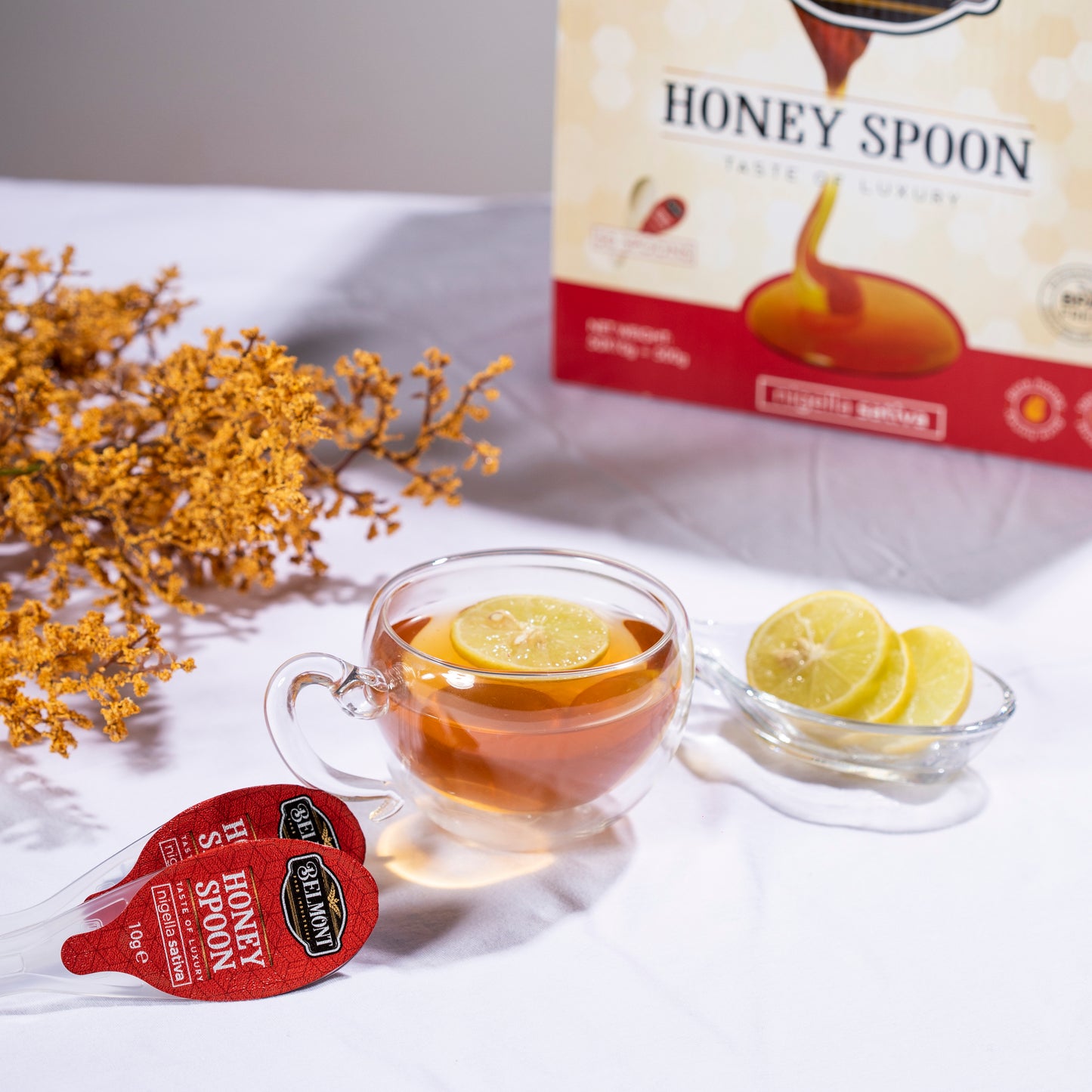 Box of 50 Black Seed Honey Spoons