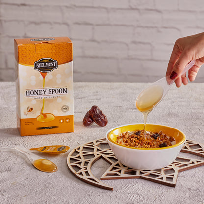 Box of 10 Natural Honey Spoons
