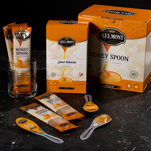 Box of 50 Natural Honey Spoons
