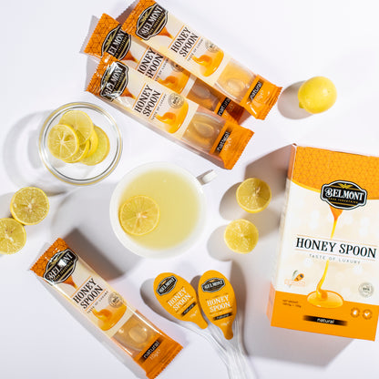 Box of 10 Natural Honey Spoons
